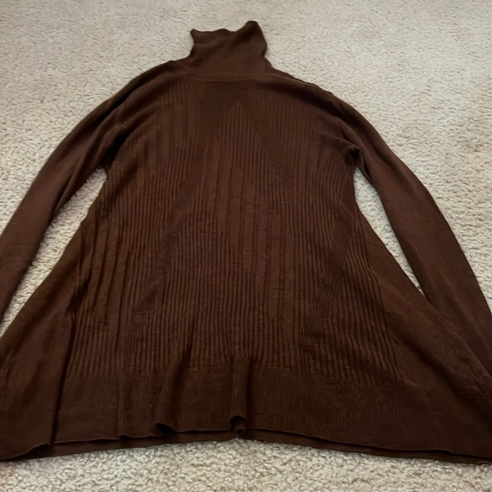 Apt. 9 brown medium turtle neck sweater